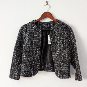 NWT Forever 21 Cropped Knit Blazer